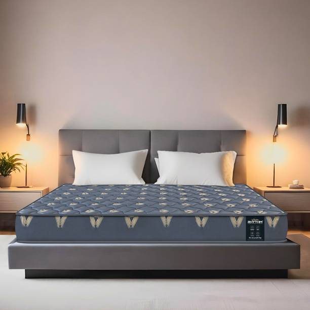 Rhythm Vibe Dual Comfort Soft & FirmReversible Orthopedic 4 inch Single High Resilience (HR) Foam Mattress