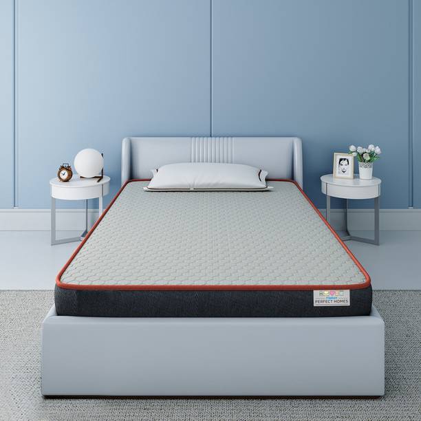 Flipkart Perfect Homes Dual Comfort Hard & Soft 4 inch Single High Resilience (HR) Foam Mattress