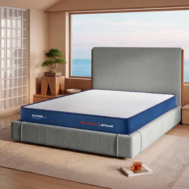 Duroflex Duropedic Livein Airboost 2.6, Medium Firm Orthopedic 6 inch Double High Density (HD) Foam Mattress
