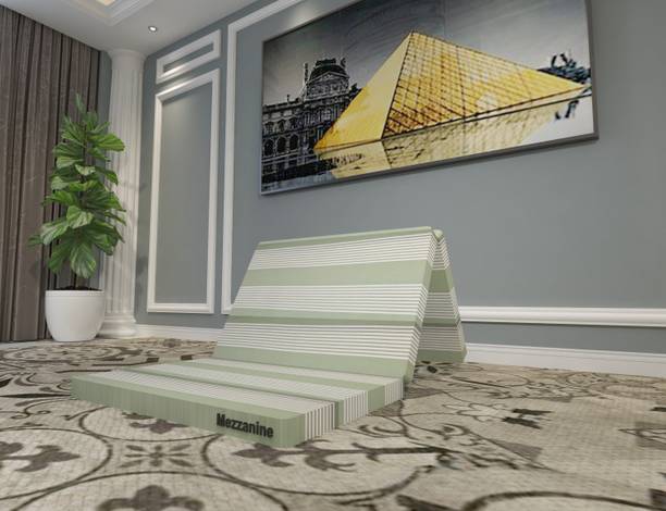MezzaNine Flex 3 Fold ComfortEase Folding Mattress 3 inch Single EPE Foam Mattress