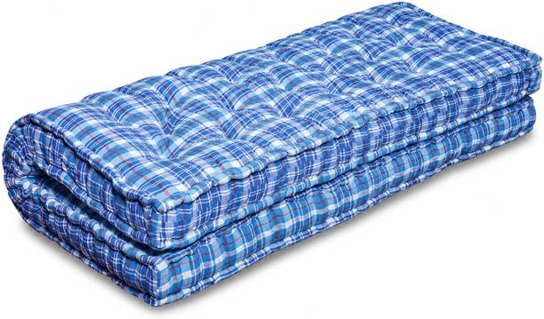 PINJARI Cotton Floor Mattress King Size 72 x 72 Inch 4 inch King Cotton Mattress