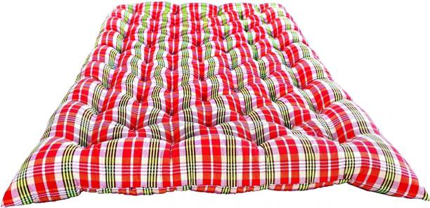 TIRAZ Regular Type Organic Cotton mattress Gadda For Floor & Bed (King 72x72) 4 inch King Cotton Mattress