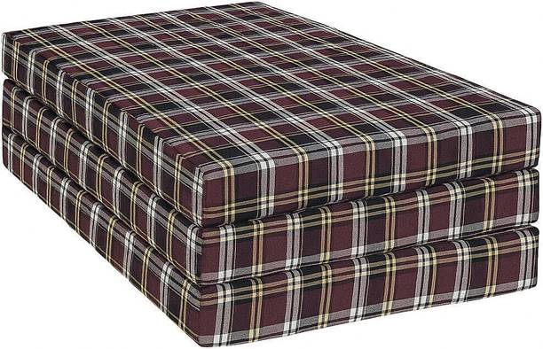 KGF Compact 3 Fold mattress for Bed – Convertible mattress 6*3foot Single EPE Foam. 3 inch Single EPE Foam Mattress