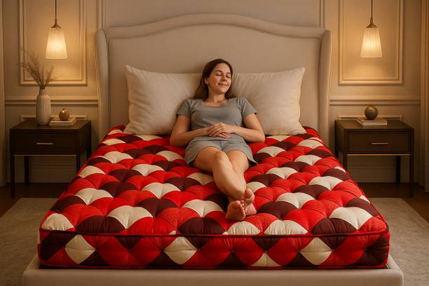 Anand Textile 3X6.5 5 inch Single Cotton Mattress