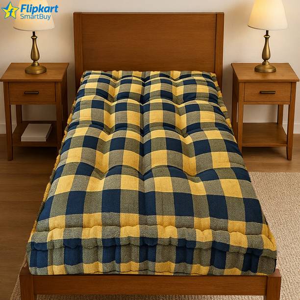 Flipkart SmartBuy dibba3x6 box soft cotton 5 inch Single Cotton Mattress