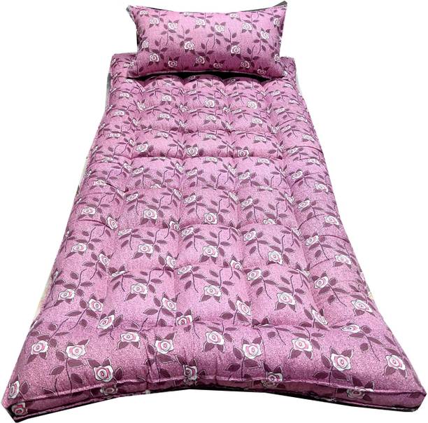 flamo Organic Ilavam Panju Silk Cotton kapok Quilt/Razai Bed 2 inch Single Cotton Mattress