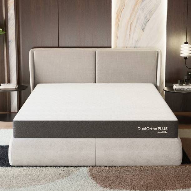 SleepyHug AirCell Series Dual Ortho Reversible Orthopedic 2-layer Honeycomb Grid Foam 4 inch Single High Resilience (HR) Foam Mattress