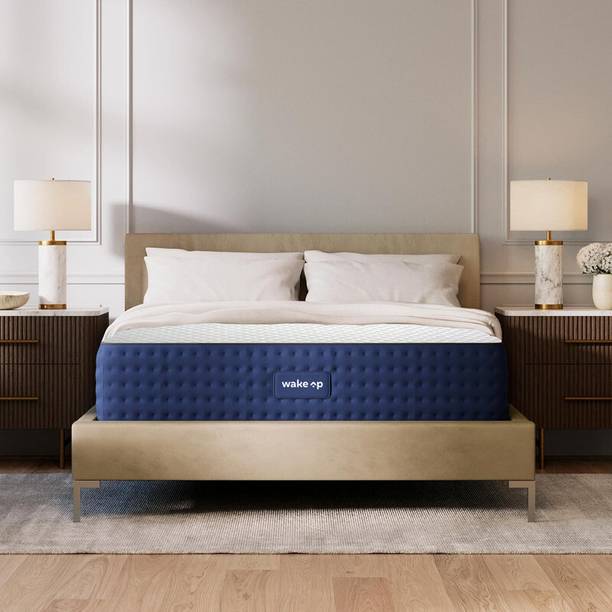 Wakeup India Virasat Dual Comfort With Body Zone Technology Mattress in a Box | Medium Firm | 8 inch Queen High Resilience (HR) Foam Mattress