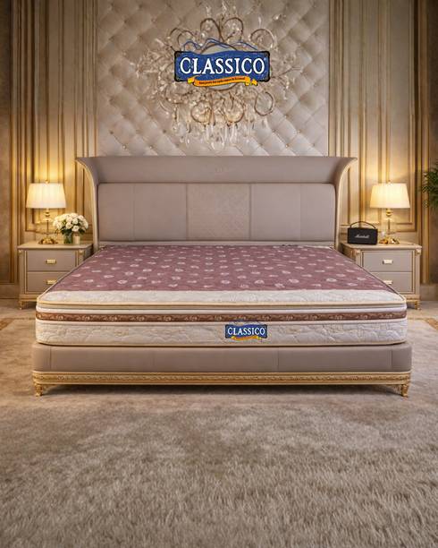 CLASSICO MATTRESS Classico Premium Euro Top Memory Foam Pocket Spring Mattress 8 inch Double High Resilience (HR) Foam Mattress
