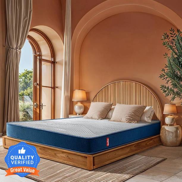Duroflex Livein Duropedic with Doctor Recommended 5 Zone Orthopedic Support Layer 6 inch Single Memory Foam Mattress