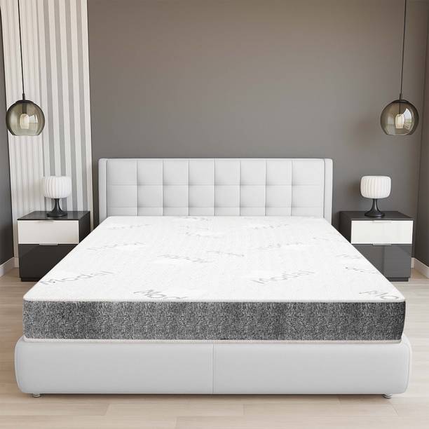 softland DuoFlex Orthopedic Hard & Soft Flip Reversible 8 inch Double High Resilience (HR) Foam Mattress