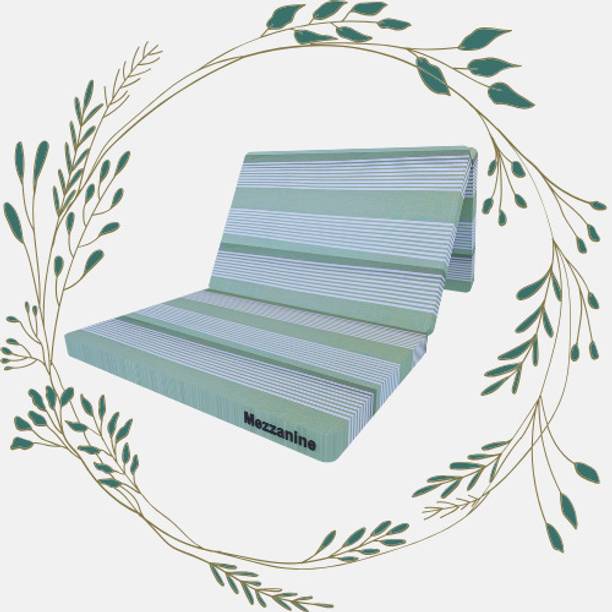 MezzaNine HR Soft Folding Mattress | 1 Year Warranty | Rolled & Vacuumed Mattress 2 inch Single High Resilience (HR) Foam Mattress