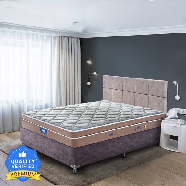 PEPS Restonic Geneva Euro Top Beige 8 inch Double Bonnell Spring Mattress