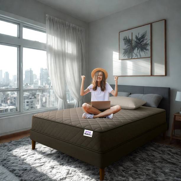 DozeIQ Orthopedic Rebonded Medium Firm Spine Support & Back Pain Relief 6 inch King High Resilience (HR) Foam Mattress