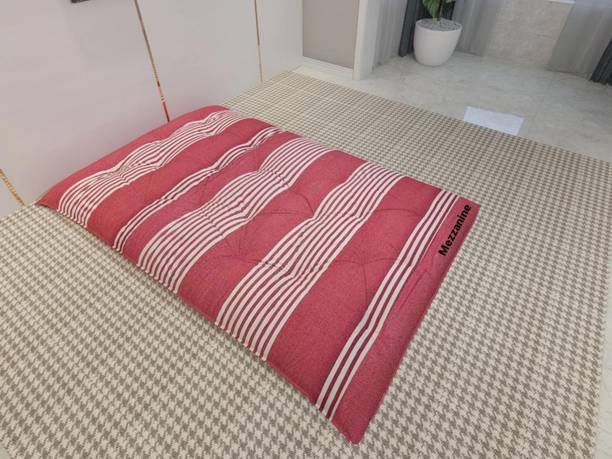 MezzaNine "BreatheEasy Cotton Comfort Mattress"" 4 inch Single Cotton Mattress