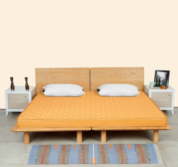 HOME NEST Classic Comfort High Density (HD) Mattress - Soft & Firm Support 4 inch Double PU Foam Mattress