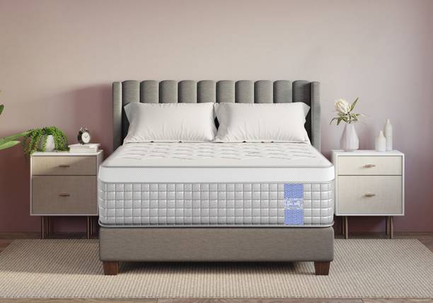 Loom & Needles Gravity Hybrid Euro Top 5 Zoned Zero Partner Disturbance & 7 Layered Foam 10 inch Single Pocket Spring Mattress
