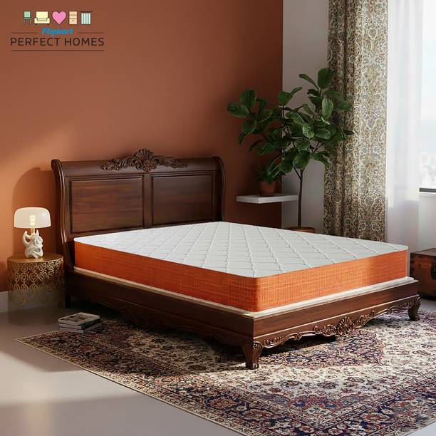 Flipkart Perfect Homes Trio Medium Soft & Hard | 7 inch Double High Density (HD) Foam Mattress