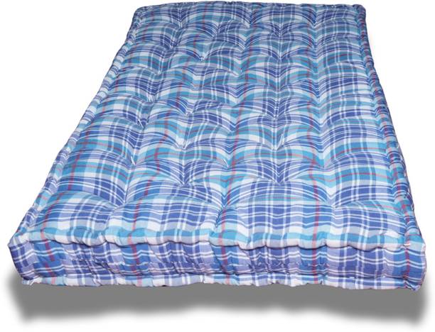 TEERAZ Premium Cotton Mattress 36x72 Inches (5 Inch Thick) Breathable & Durable 5 inch Single Cotton Mattress