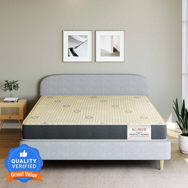 Flipkart Perfect Homes Airflow reversible Orthopedic UltraSupport High Resilience (HR) Foam 4 inch King High Resilience (HR) Foam Mattress