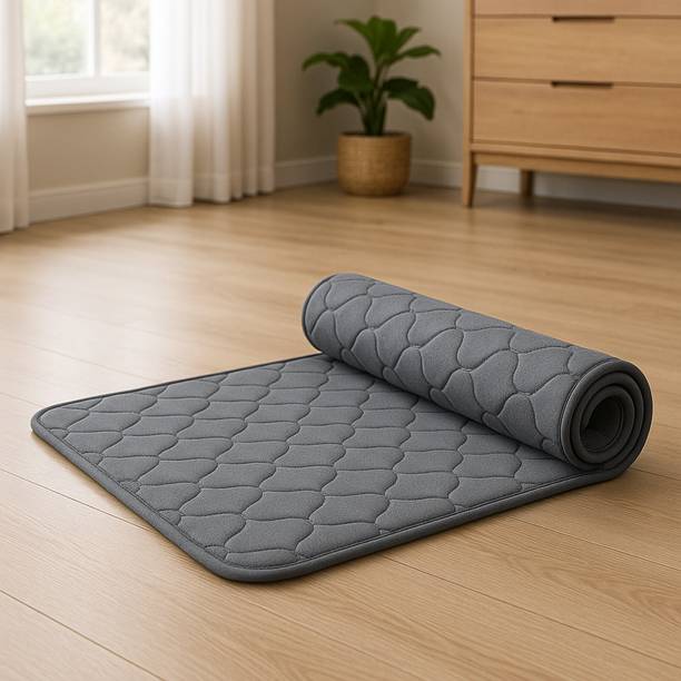 Wai Strong Ultra soft Travel Floor Mattress 1 inch Double Memory Foam Mattress