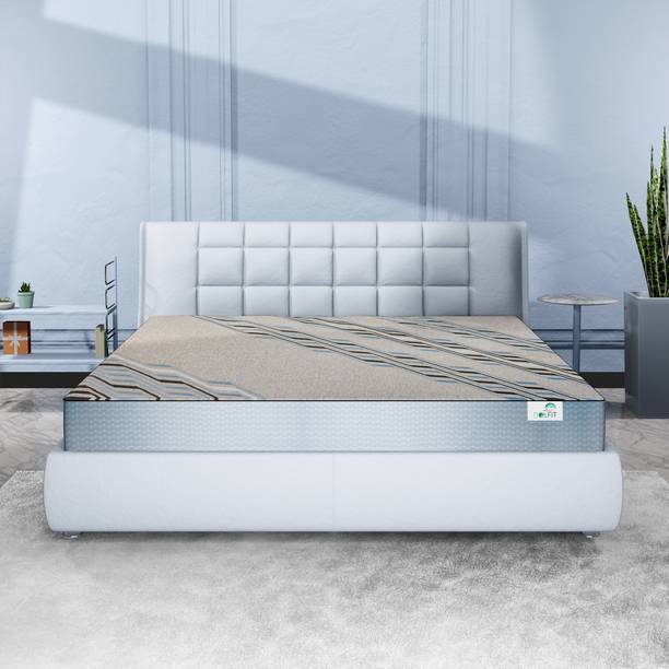 Dolfit Natural Green Memory Foam, Orthopaedic Spine Support, Single Bed Roll Mattress 5 Inch inch Single Memory Foam Mattress