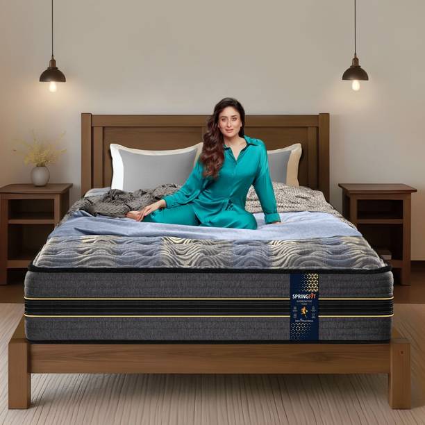 SPRINGFIT Super Active Recover with Memory Foam 9 inch Double High Resilience (HR) Foam Mattress