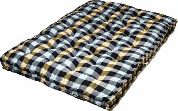 DUROKING Soft Multicolour 6X4ft Mattress / Gadda 6 inch Double Cotton Mattress