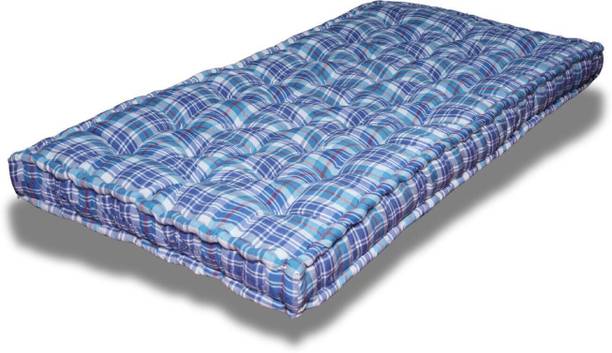 TEERAZ Premium Cotton Mattress 36x72 Inches (5 Inch Thick) Breathable & Durable 5 inch Single Cotton Mattress