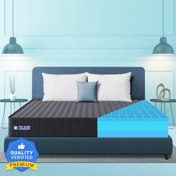 The Sleep Company SmartGRID Ortho Pro - Doctor Recommended 5 Zone Firm Feel for Pressure Relief| 6 inch King High Density (HD) Foam Mattress