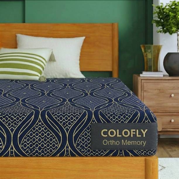 COLOFLY Ortho HR Dual Comfort Reversible Mattress 4 inch Double High Resilience (HR) Foam Mattress
