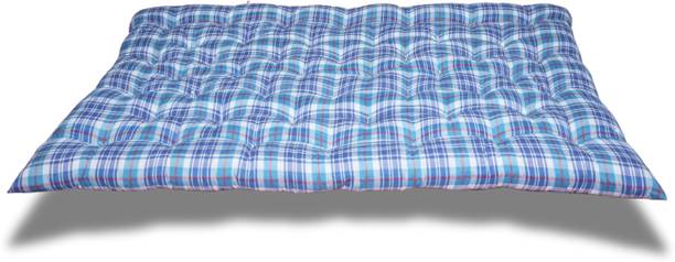 TIRAZ Regular Type Organic Cotton mattress Gadda For Floor & Bed (Single 48x72) 4 inch Double Cotton Mattress