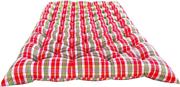 TIRAZ Regular Type Organic Cotton mattress Gadda For Floor & Bed (King 78x72) 4 inch King Cotton Mattress
