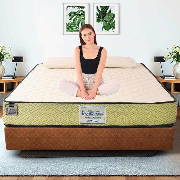 DREAMZEE Avanya Certified 100% Natural Latex Double Bed Mattress 8 inch Double Latex Foam Mattress