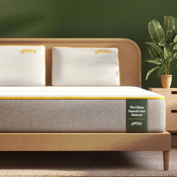 SleepyCat Ultima Natural Latex Mattress 10 inch King High Density (HD) Foam Mattress