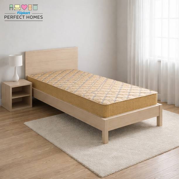 Flipkart Perfect Homes Trio Medium Soft & Hard | 6 inch Single High Density (HD) Foam Mattress