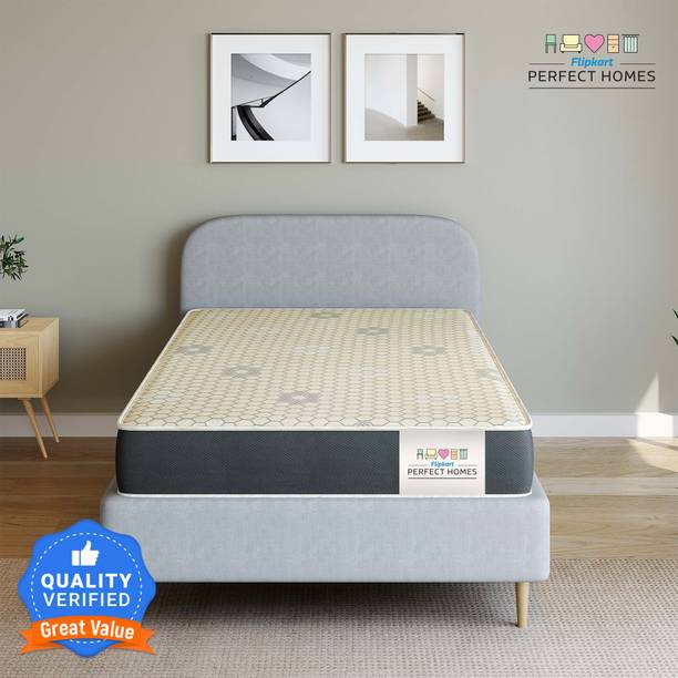Flipkart Perfect Homes Airflow reversible SpineX Orthopedic UltraSupport High Resilience (HR) Foam 4 inch Single High Resilience (HR) Foam Mattress