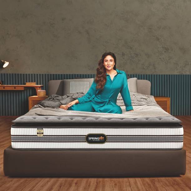 SPRINGFIT Autograph Prive Pillow Top Orthopedic 5-Zoned Natural Latex with Memory Foam 9 inch King Convoluted Foam Mattress