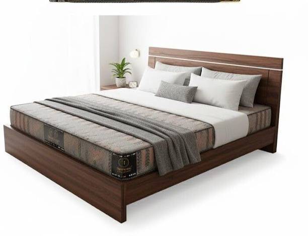 Treasure Premium Comfort Mattress | High-Density Foam Support | Soft Quilted Top 4 inch Double High Density (HD) Foam Mattress