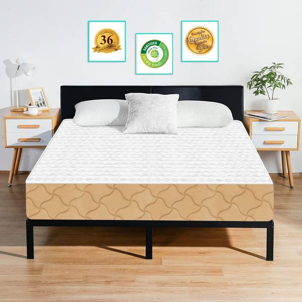 SLEEPSPA PURE SLEEP PREMIUM ORTHOPEDIC with HerbFRESH TECHNOLOGY 8 inch Single Pocket Spring Mattress