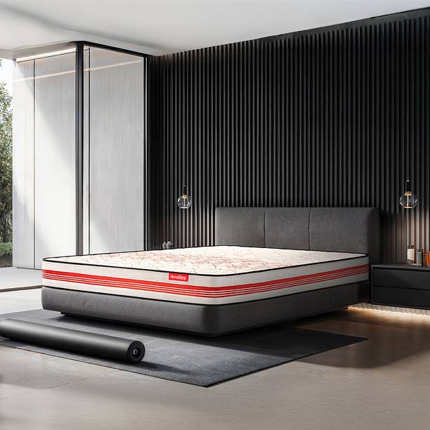 duroflex Propel 3 Zone Copper Infused NRG Layer | Zero Motion Transfer | Medium Firm | 7 inch Single Pocket Spring Mattress