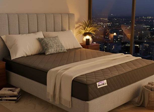 DozeIQ Orthopedic Memory Foam Mattress 6 inch Queen High Resilience (HR) Foam Mattress