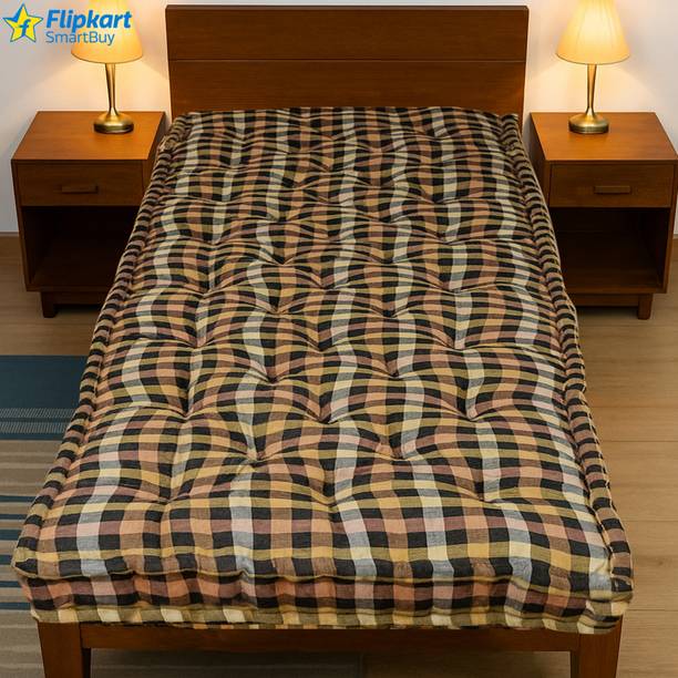 Flipkart SmartBuy king size heavy border soft cotton 6x6 or 72x72 mattress 5 inch King Cotton Mattress