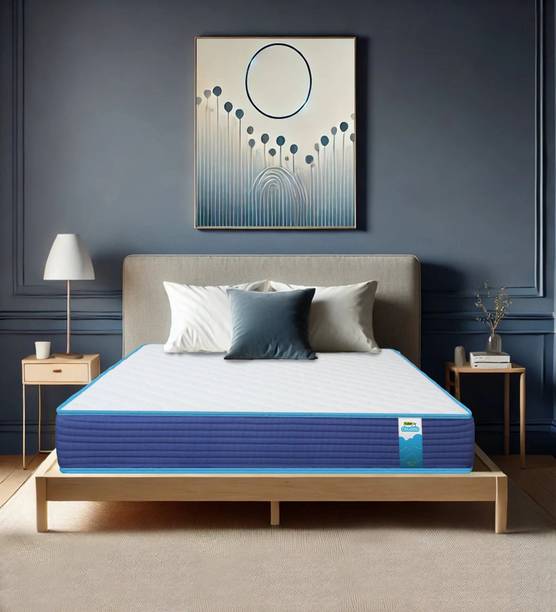 Clouddio From Pepperfry Truben Pinhole Medium Firm Anti bacterial Hybrid Foam 6 inch King Latex Foam Mattress