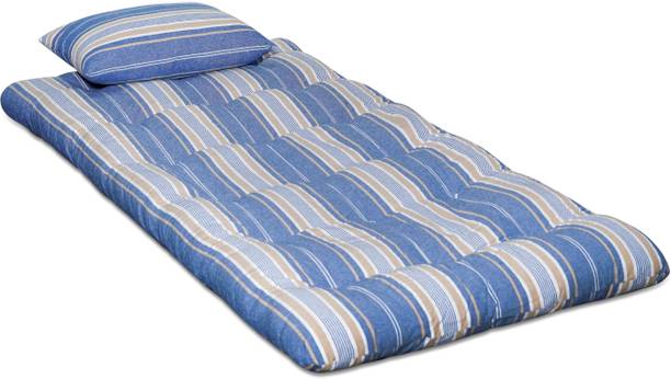 AGLA KADAM guest mattress cotton 3 x 6 blue 5 inch Single Cotton Mattress