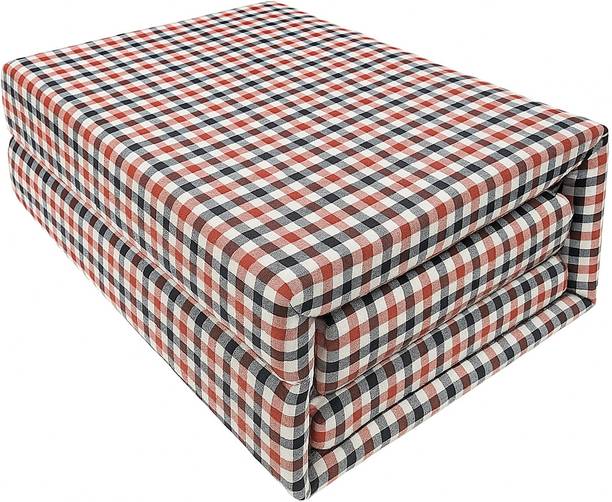 NoRang Compact 3 Fold mattress for Bed – Convertible mattress 6*3foot Single EPE Foam. 3 inch Single EPE Foam Mattress