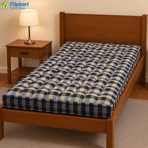 Flipkart SmartBuy queen size cotton mattress 5x6 5 inch Queen Cotton Mattress