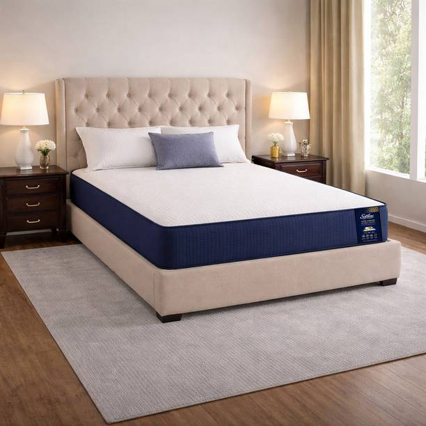 SOFTLINE Hybrid Latex Orthopedic Mattress | Latex Foam Comfort | Spine & Back Support 6 inch Single High Density (HD) Foam Mattress