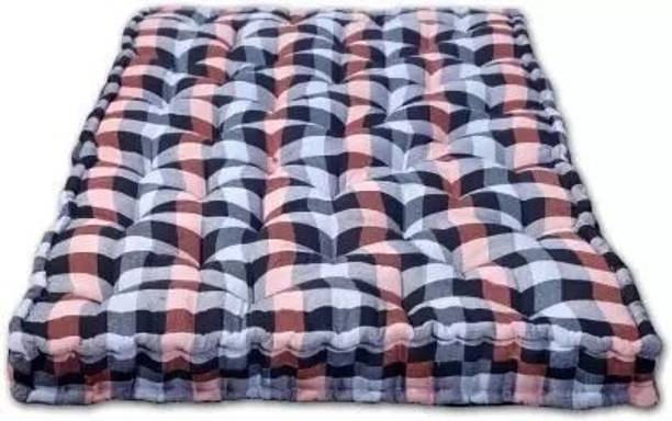 Toomley Premium Soft Cotton Multicolor Mattress (5 Inch Thick) 5 inch Double Cotton Mattress