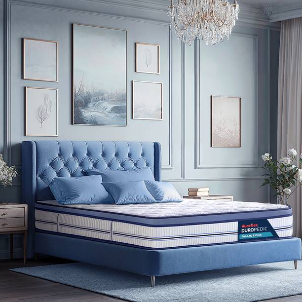 duroflex Balance Plus Duropedic Doctor Recommended 5 Zone Dual Density Orthopedic 6 + 2 inch Queen High Density (HD) Foam Mattress